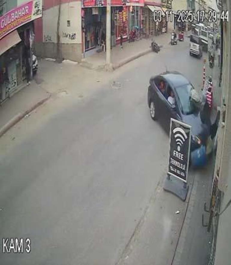 6909e77bb825a93f9900ec63 Hayat kurtaran refleks kamerada: Sanki biri kafamı sola çevirdi