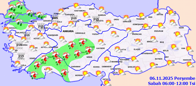 30 ilde kuvvetli sağanak uyarısı Aralarında İstanbul da var: Şemsiyesiz dışarı çıkmayın