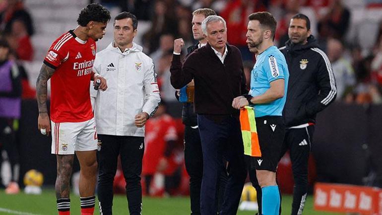 Küme düşme hattındaki Casa Piadan Benficaya şok Jose Mourinho çılgına döndü