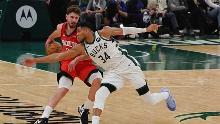 NBAde Alperen Şengünün gecesi Antetokounmpo ile oyuncak gibi oynadı