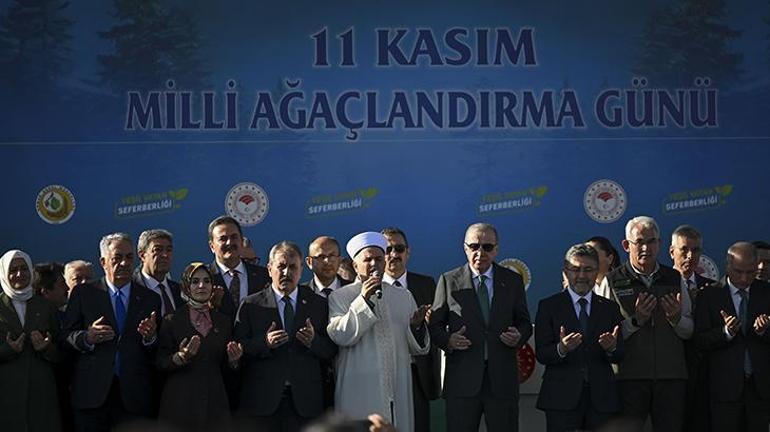 Cumhurbaşkanı Erdoğan: Bugün fidan dikme rekorunu inşallah kıracağız