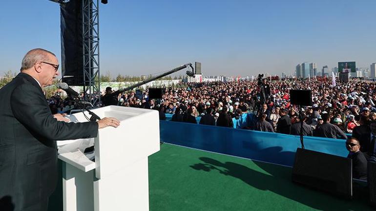 Cumhurbaşkanı Erdoğan: Bugün fidan dikme rekorunu inşallah kıracağız
