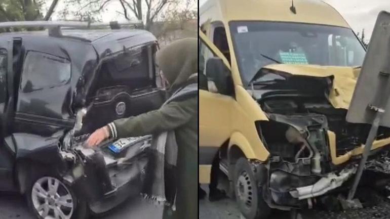 Başakşehir’de zincirleme kaza Çok sayıda yaralı var