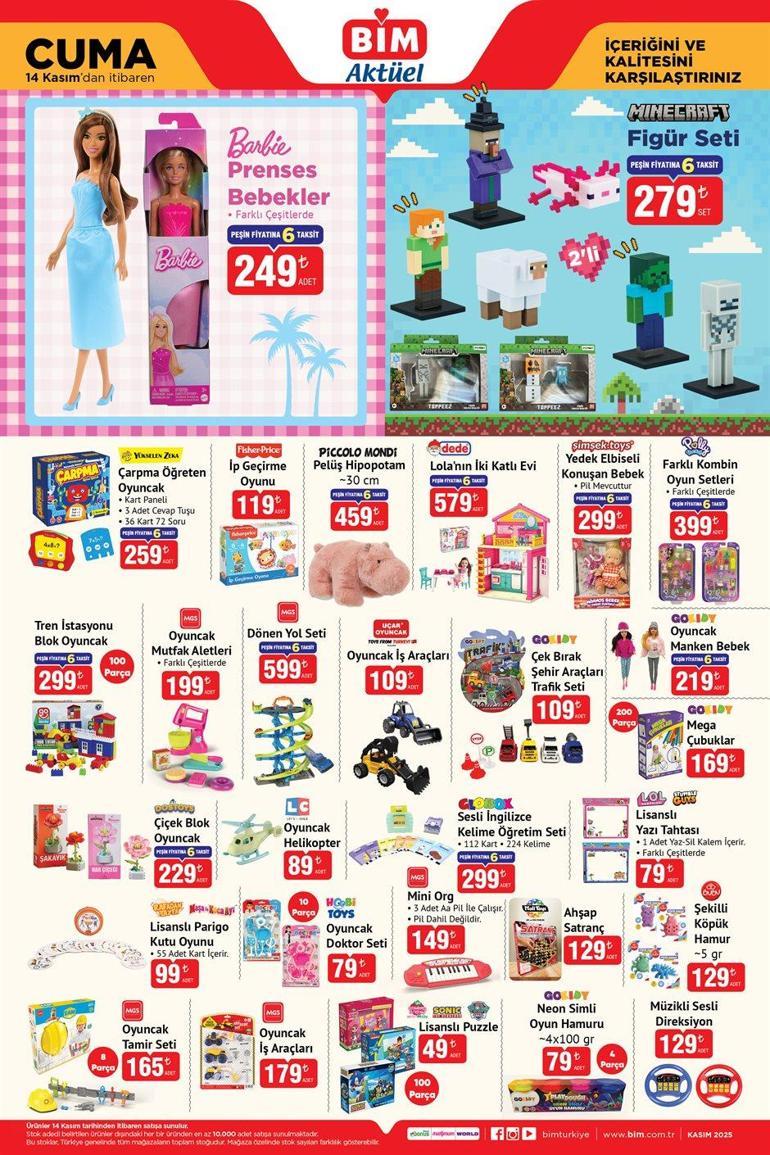 KASIM AYI BİM AKTÜEL İNDİRİMLERİ (14 KASIM) BİM 14 Kasım Cuma aktüel kataloğunda hangi ürünler satışta olacak Toz Torbasız Süpürge, Blender, Halı ve Koltuk Temizleme Makinesi...