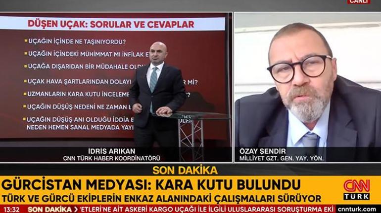 Son dakika... Düşen askeri kargo uçağında ne taşınıyordu Özay Şendir detayları açıkladı