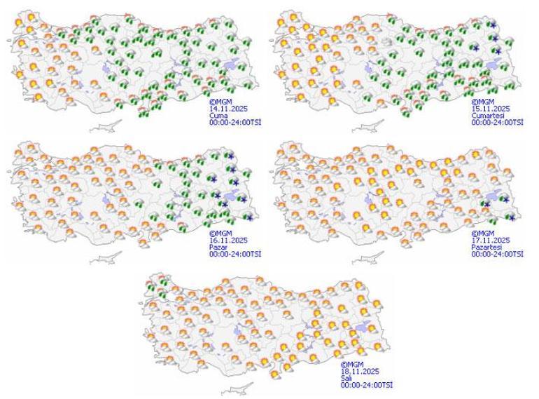 Meteoroloji uyardı Yoğun kar alarmı: Pazar gününe kadar sürecek