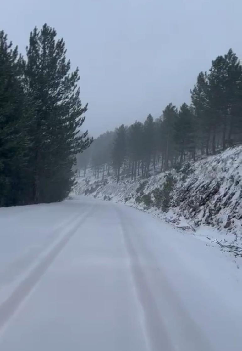 Birçok kent bembeyaz Kar kalınlığı 40 santimetreye ulaştı