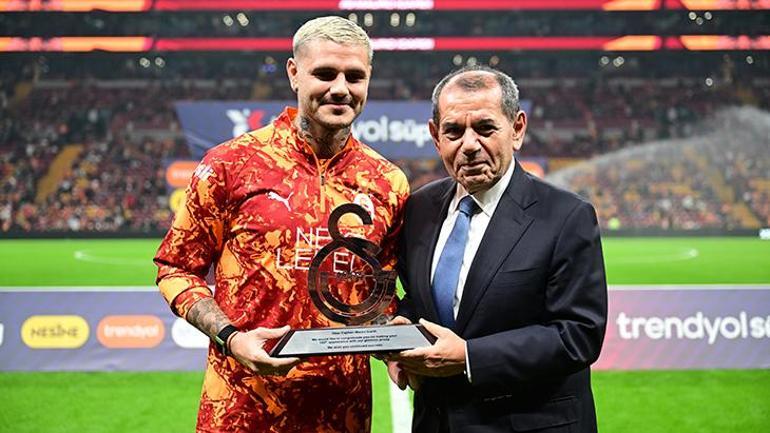 Mauro Icardi, 100. maç plaketini aldı