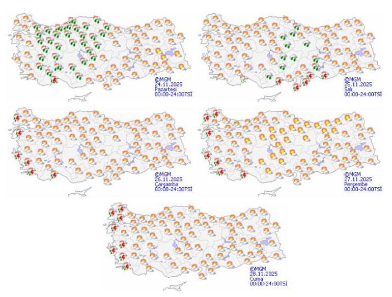 Son dakika... Meteoroloji yeni hava durumu raporu 32 ilde sağanak yağış