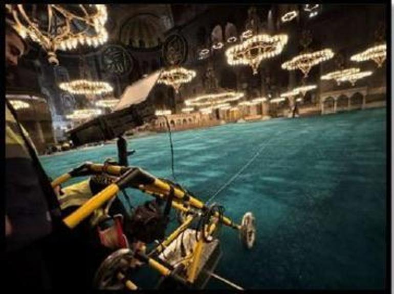 Ayasofya’da kamyon iddiaları boş çıktı Bilim Kurulu kararıyla tadilatlar sürüyor