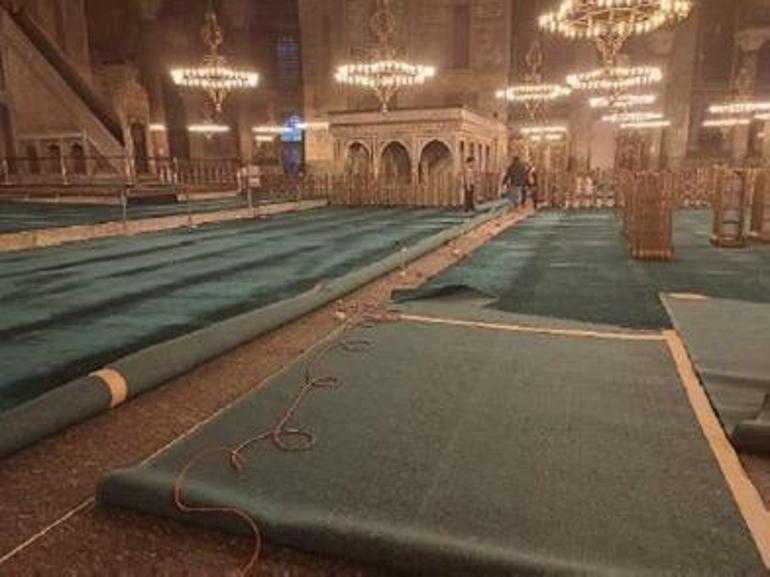 Ayasofya’da kamyon iddiaları boş çıktı Bilim Kurulu kararıyla tadilatlar sürüyor