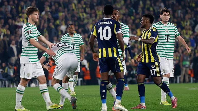 Fenerbahçede kırmızı kartın perde arkası ortaya çıktı İşte Jhon Duranın çılgına dönme nedeni