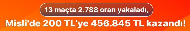 13 maçta 2.788 oran yakaladı, Misli’de 200 TL’ye 456.845 TL kazandı