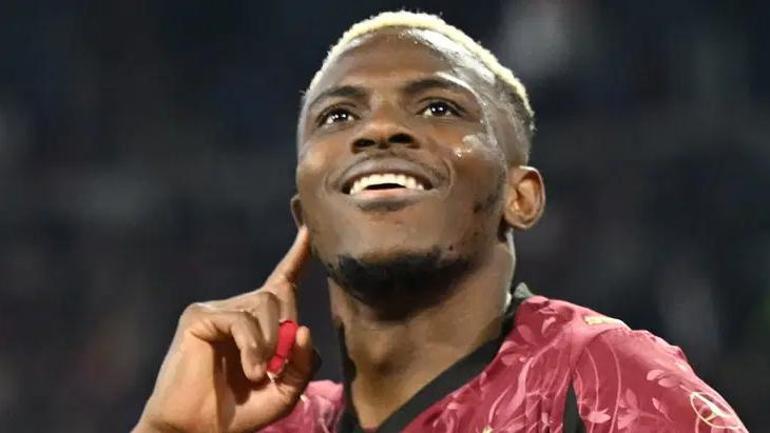 Galatasarayda Victor Osimhen gelişmesi Antrenmanda yer aldı