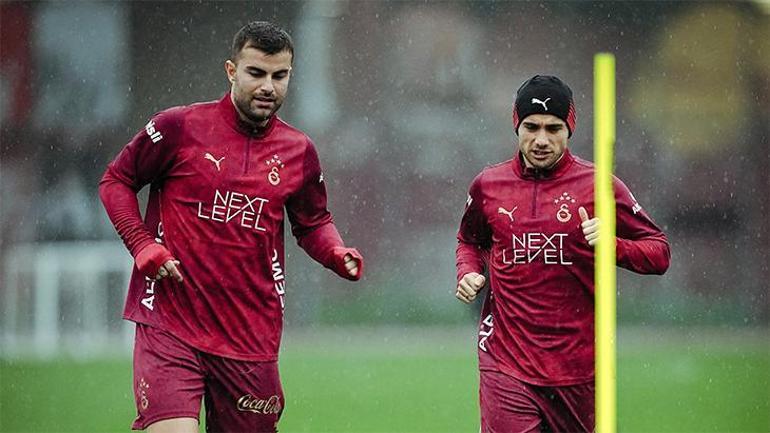 Galatasaraya derbi öncesi müjde 3 yıldız antrenmanda yer aldı, Osimhen gelişmesi