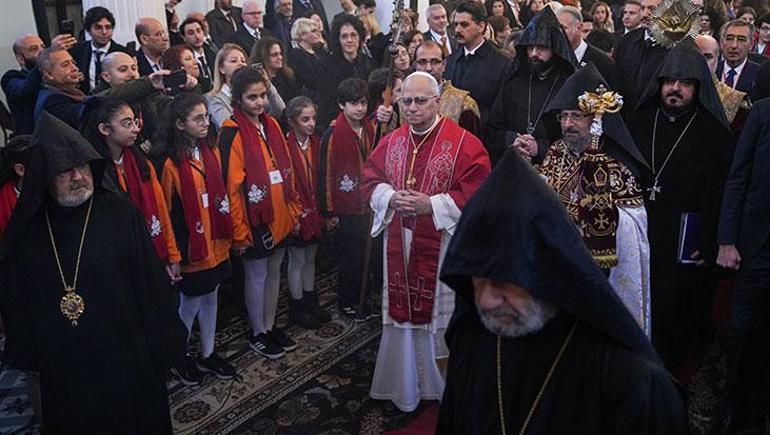 Papa 14. Leo İstanbulda Ahmet Minguzzinin babası ile görüştü