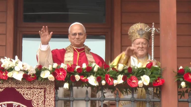 Papa 14. Leo İstanbulda Ahmet Minguzzinin babası ile görüştü