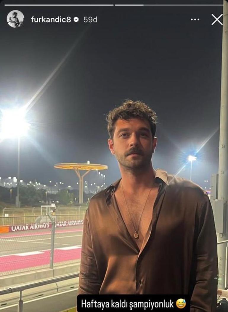 Furkan Andıçtan Formula 1 paylaşımı Haftaya kaldı