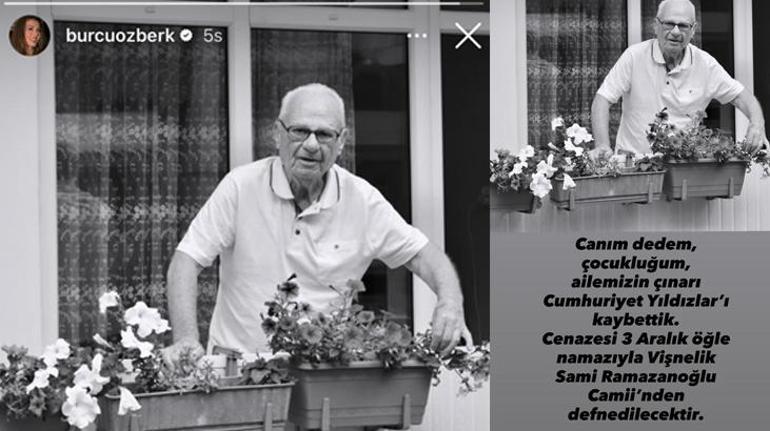 Burcu Özberk yıkıldı Acı haberi sosyal medyadan duyurdu