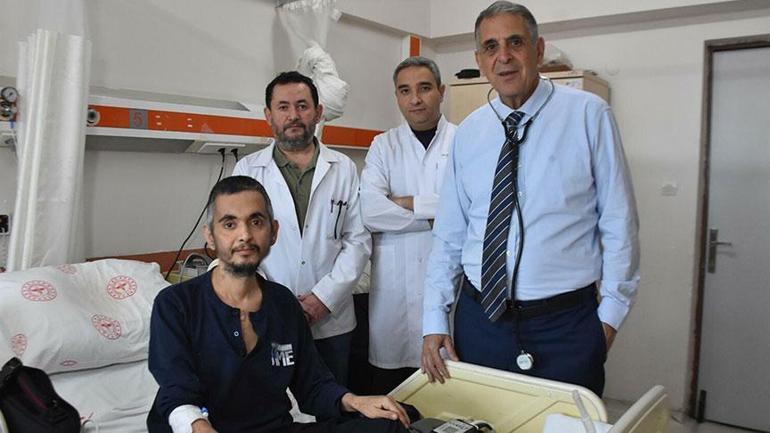 36 yaşında hayata tutundu Yapay kalbi iki çantaya bağlı: Bu halime şükür