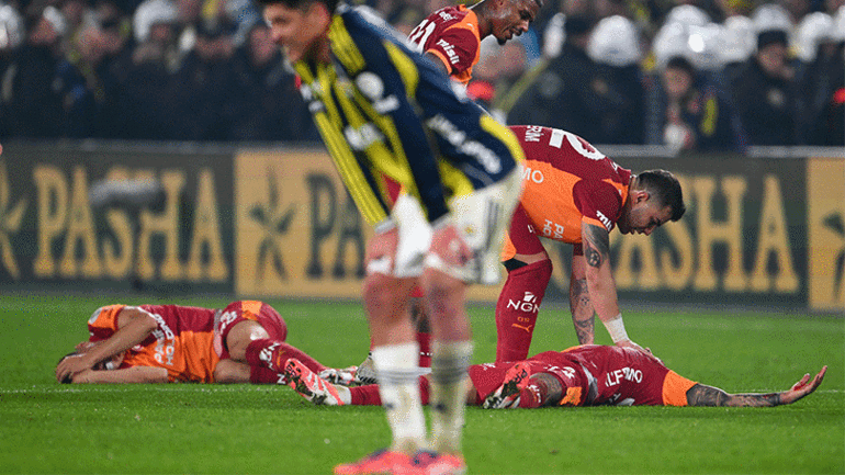 Derbide çarpışmışlardı Galatasarayın idmanında dikkat çeken görüntü