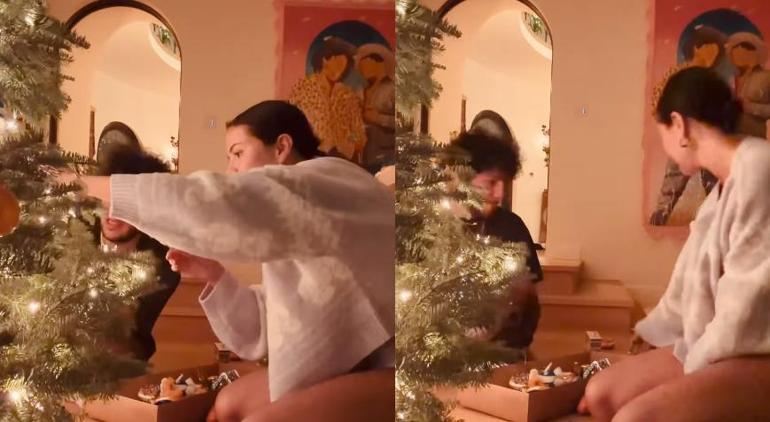 Selena Gomez paylaştı Birlikte ilk yılbaşı hazırlığı...