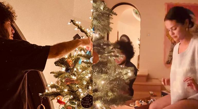 Selena Gomez paylaştı Birlikte ilk yılbaşı hazırlığı...