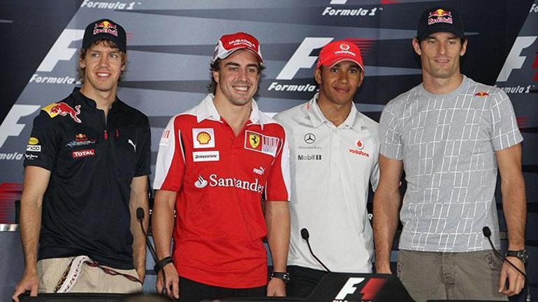 Formula 1de şampiyonluk yarışı 2010dan sonra bir ilk yaşanacak