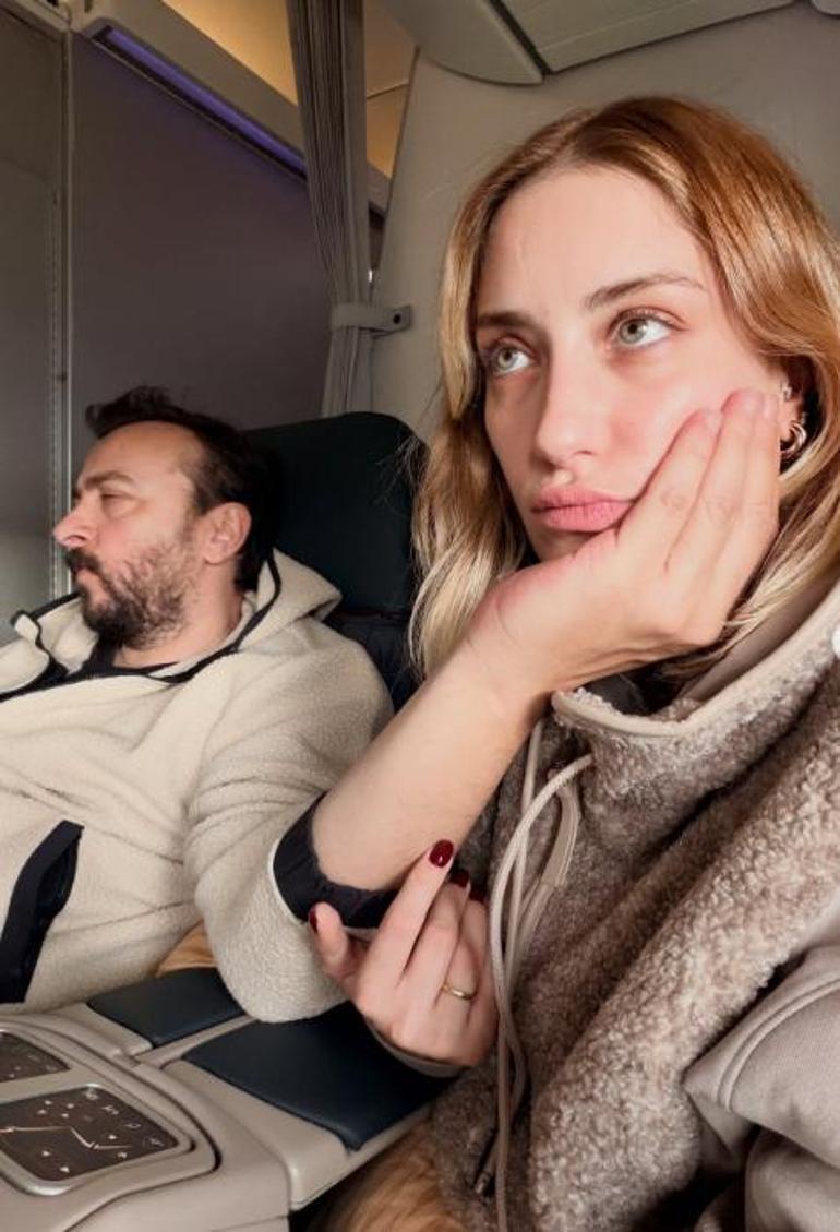 Hazal Kayadan eski dizisine gönderme Aynadan poz verdi