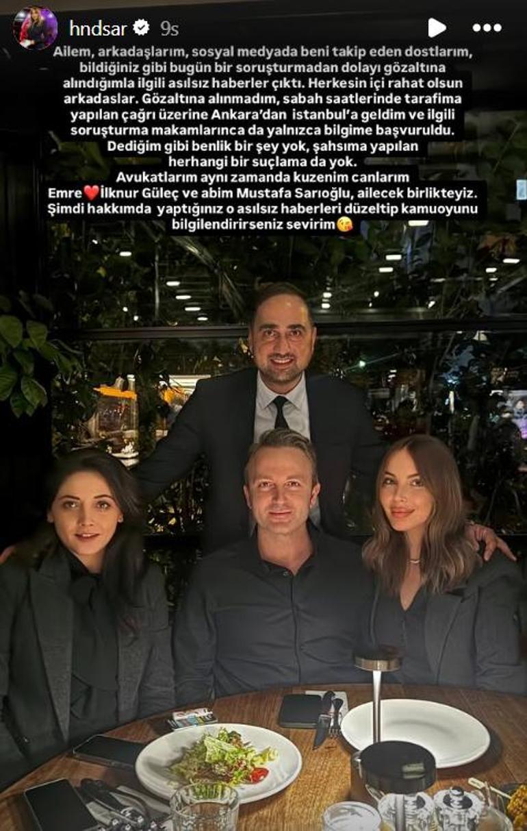 Hande Sarıoğlu gözaltına alındı mı İfade sonrası ünlü spikerden ilk açıklama