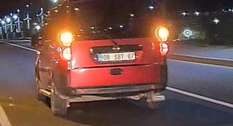 İkaz lambalarını yaktı, makas atarak ilerledi İşte o sürücüye verile ceza
