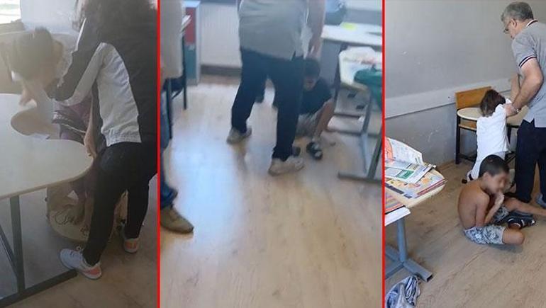 Bursada skandal görüntüler Öğrencileri iple bağlayıp ders işlediler