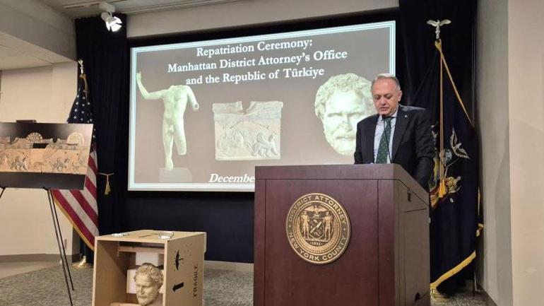 2.000 yıllık imparator eve döndü Boubon’un kayıp hazinesi Türkiye’de