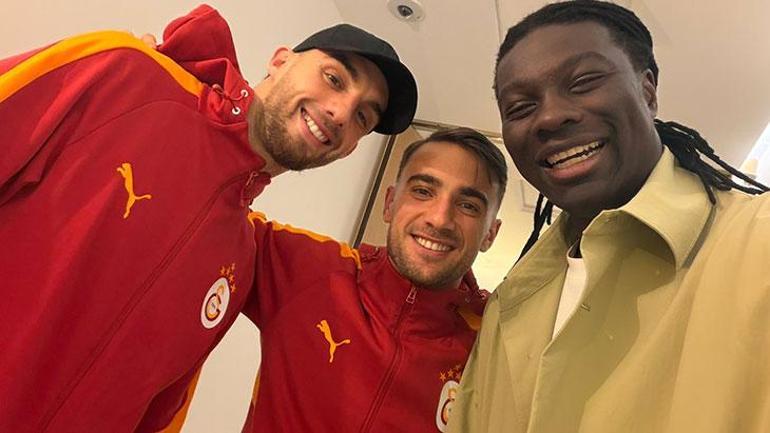 Bafetimbi Gomisten Galatasaraya sürpriz ziyaret