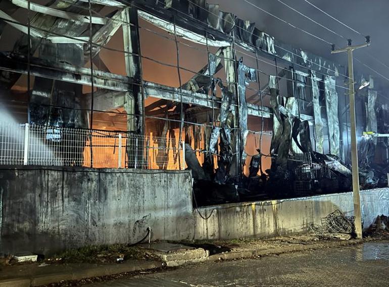 Kırıkkale OSBde bir fabrikada çıkan yangın söndürüldü