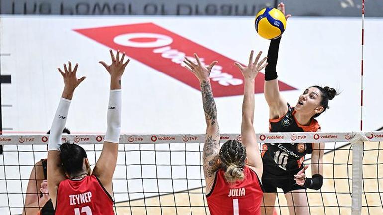 Sultanlar Liginde Eczacıbaşı son sette Beşiktaşı mağlup etti