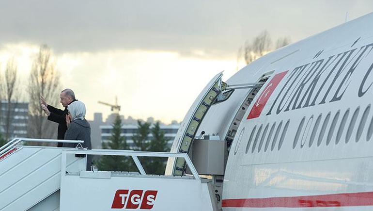 Cumhurbaşkanı Erdoğan, Türkmenistana gitti