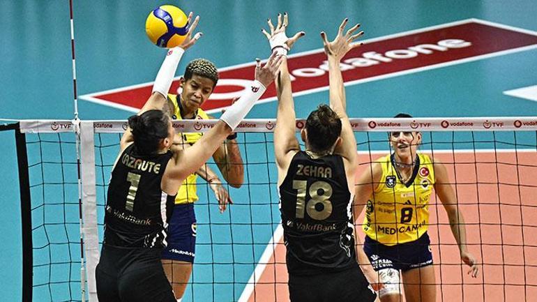 Sultanlar Liginde nefes kesen derbi Vakıfbank, Fenerbahçe karşısında 5 sette galip