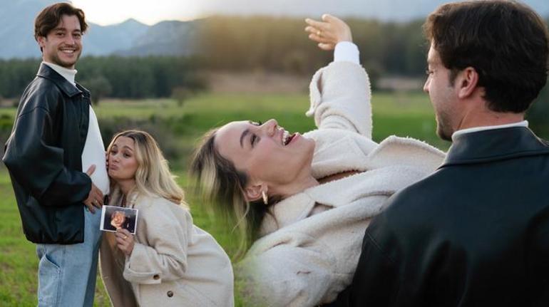 Başak Karahandan bebek müjdesi Artık 3 kişiyiz