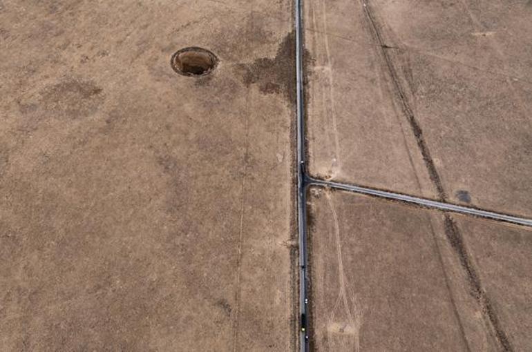 Konyadan Bursaya... Uydudan izleniyor Dev çukurların bir sırrı daha ortaya çıktı