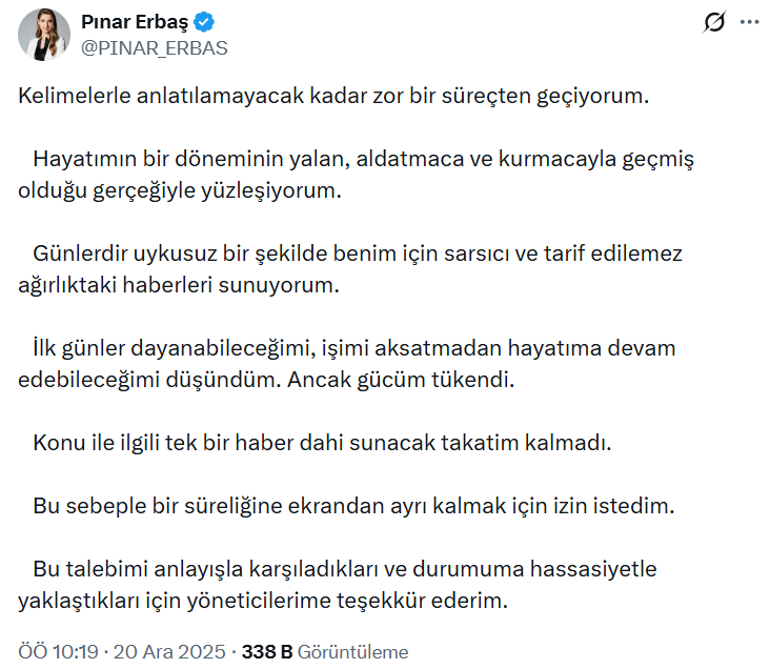Mehmet Akif Ersoyun eski eşi sessizliğini bozdu: Hayatımın bir dönemi yalanla geçmiş