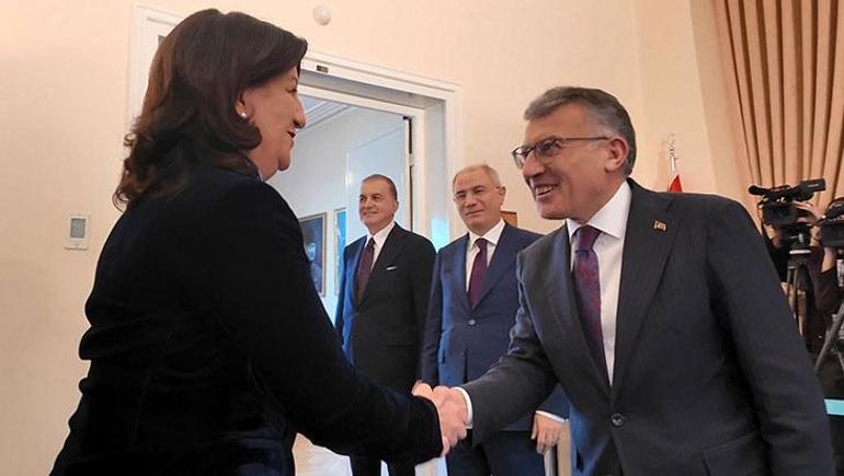 DEM Parti İmralı heyeti, AK Parti Grubunu ziyaret etti