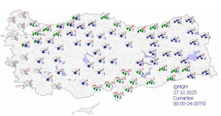 Son dakika... Meteoroloji yarın için uyardı İstanbul dahil: 48 kentte lapa lapa kar yapacak