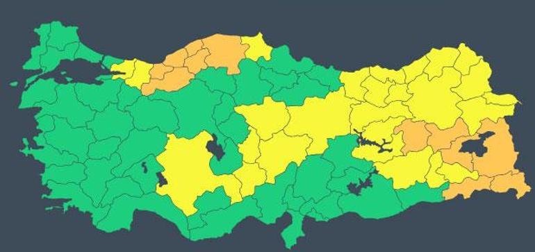 Meteorolojiden 38 kent için yoğun kar alarmı: İstanbulda kar yağışı beklenen ilçeler açıklandı