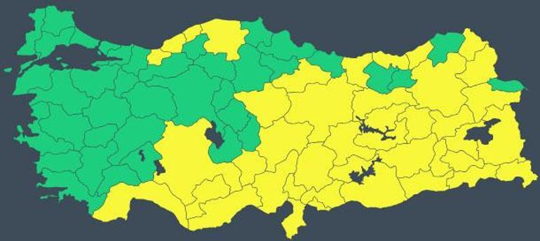 Son dakika... Meteorolojiden 42 il için kar ve fırtına uyarısı Hava buz kesti