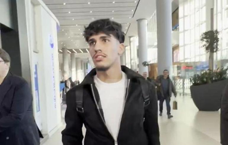 Galatasarayın yeni transferi Can Armando Güner İstanbula geldi