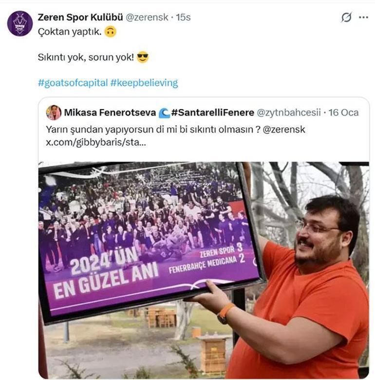 Zerenden Fenerbahçeye Rütbeni Bileceksin göndermesi Saliha Şahin: Bu maçı bitirmelisin dedim