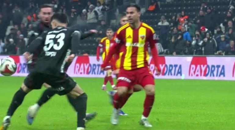 Beşiktaş - Kayserispor maçının tartışmalı pozisyonları Trioda değerlendirildi Yüzde yüz emin olamıyorum