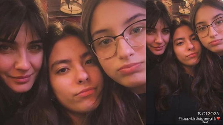 Toprak ve Maya 14 yaşında İşte Tuba Büyüküstünün ikiz kızlarının son hali