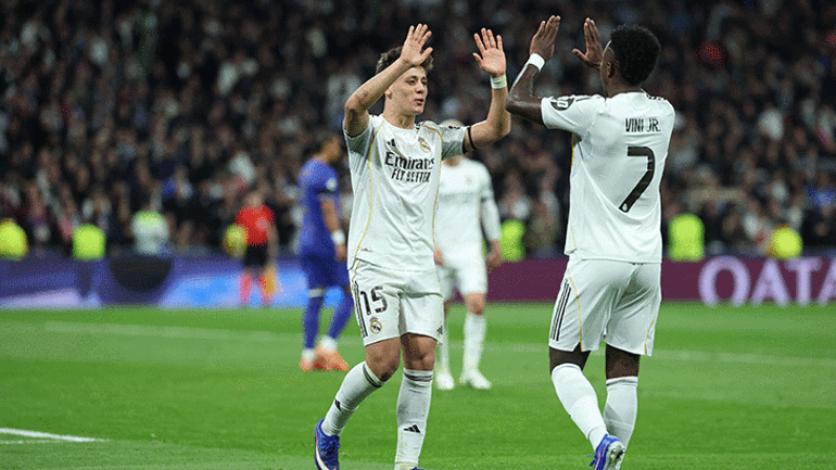 Real Madridin Şampiyonlar Ligindeki galibiyetinde Arda Güler gündem oldu Arbeloayı şaşırttı: İnanılmaz